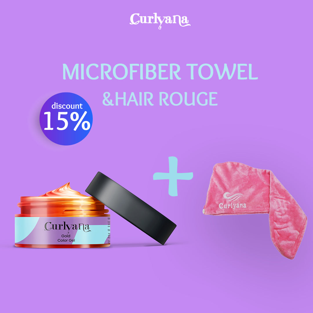 copper hair rouge & towel Bundle