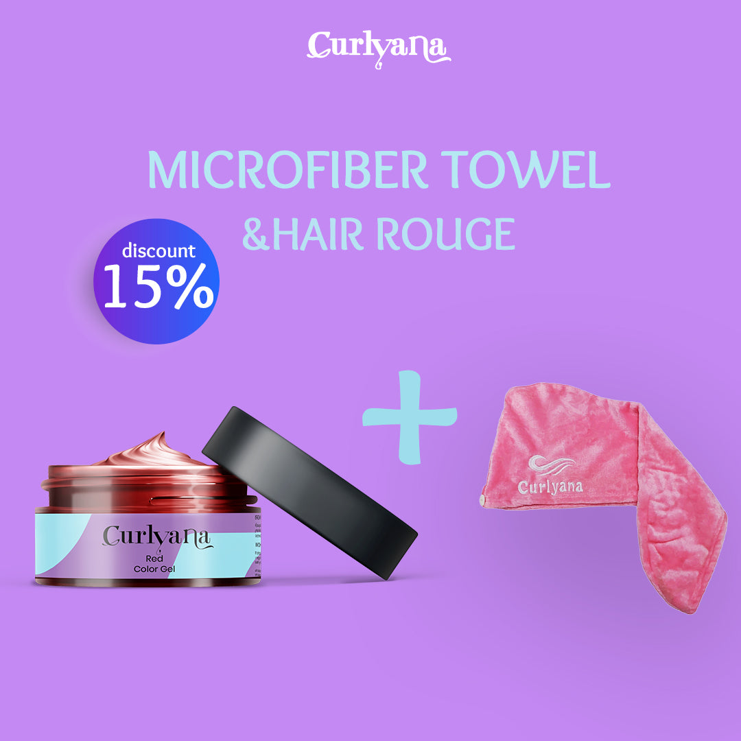 red hair rouge & towel Bundle