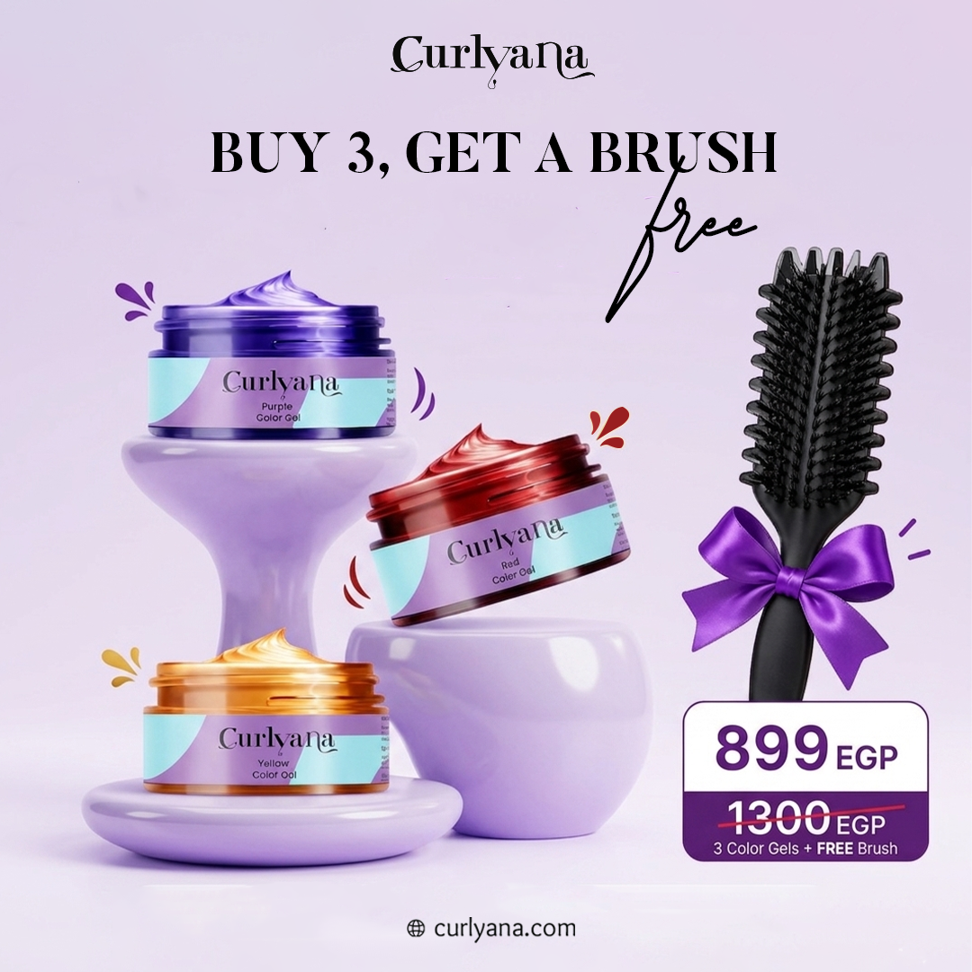 Buy 3 Hair Color Get a Brush for Free