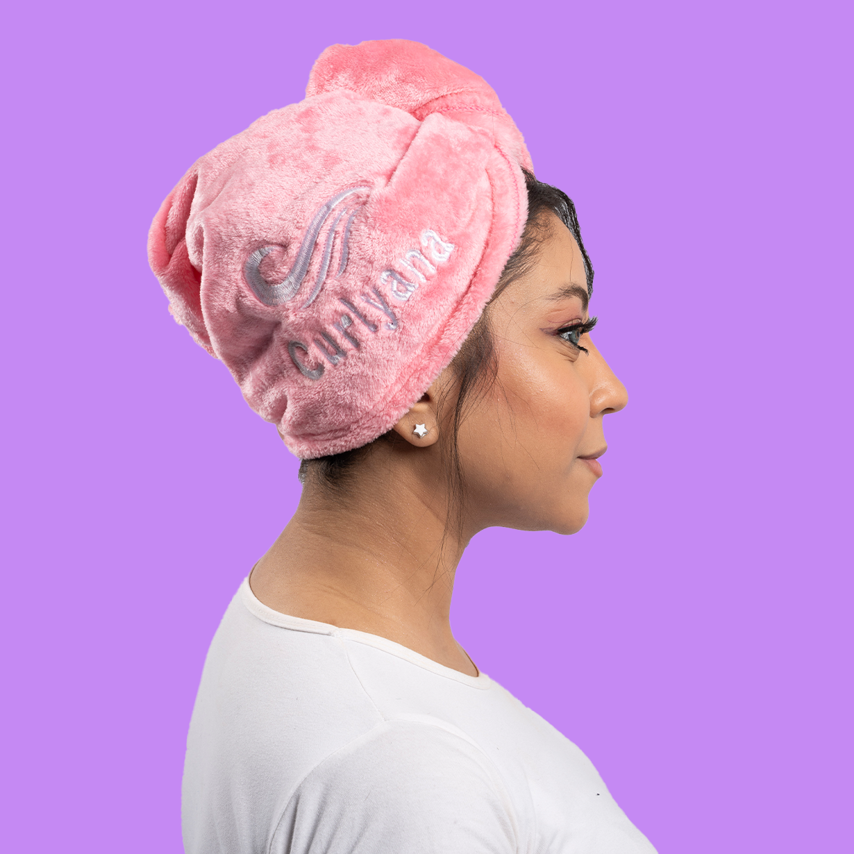 Microfiber wrap Towel Pink & mint