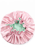 double face satin bonnet